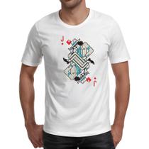 Camiseta Unissex Baralho Valete Michael Jackson Camiseta Unissex Baralho Valete Michael Jackson