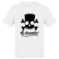 Camiseta Unissex Bart Pirata - Ay Caramba Camiseta Unissex Bart Pirata - Ay Caramba