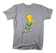 Camiseta Unissex Bart Simpsons Camisa De Desenho