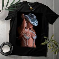Camiseta Unissex Beyonce Cantora Camisa Algodão Camiseta Unissex Beyonce Cantora Camisa Algodão