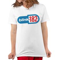 Camiseta Unissex Blink-182 Logo Classic Pop Punk Rock Adulto Infantil