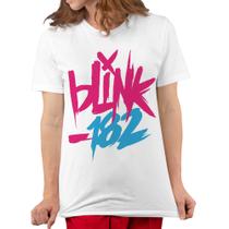 Camiseta Unissex Blink-182 Logo Pop Punk Rock Adulto Infantil