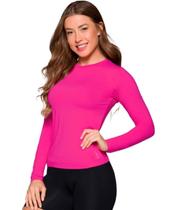 Camiseta Unissex Blusa Proteção Solar Feminina Fitness Uv50+