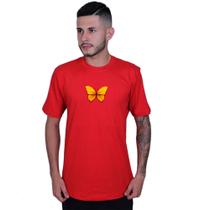 Camiseta Unissex Borboleta Laranja