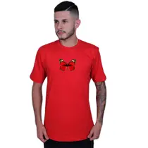 Camiseta Unissex Borboleta Vermelha