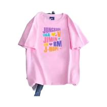 Camiseta Unissex BTS - Jungkook, Jimin, V, JHope, RM, Jin - Manga Curta