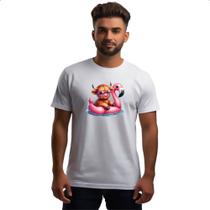 Camiseta Unissex Bufalo na boia Camiseta Unissex Bufalo na boia
