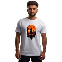 Camiseta Unissex Cacador de vampiros sunset art