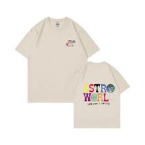 Camiseta Unissex Cactus Jack Astroworld - 100% Algodão - Estampa de Letras