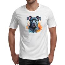 Camiseta Unissex Cane Corso Watercolor Arte