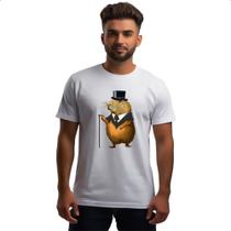 Camiseta Unissex Capivara aristocrata Camiseta Unissex Capivara aristocrata