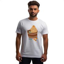 Camiseta Unissex Capivara banho relax Camiseta Unissex Capivara banho relax