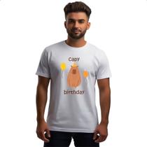 Camiseta Unissex Capivara capy birthday