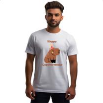 Camiseta Unissex Capivara happy capybirthday Camiseta Unissex Capivara happy capybirthday