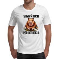 Camiseta Unissex Capivara Simpatica por Natureza Camiseta Unissex Capivara Simpatica por Natureza