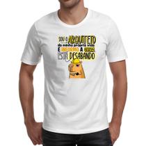 Camiseta Unissex Capivara Sou o Arquiteto
