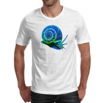 Camiseta Unissex Caramujo blue florescente