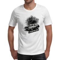 Camiseta Unissex Caravam Explosao Grafite
