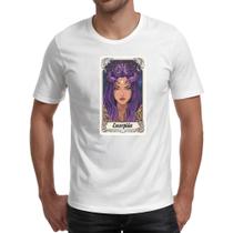 Camiseta Unissex Carta Taro Signo Escorpiao Camiseta Unissex Carta Taro Signo Escorpiao