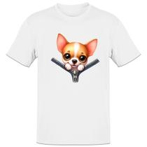 Camiseta Unissex Chihuahua no Ziper