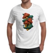 Camiseta Unissex Cogumelos Off-White