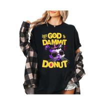 Camiseta Unissex Com Estampa De Donut, Manga Curta, Para Todas as Estações, Dungeon Crawler Carl, Camiseta Unissex Com Estampa De Donut, Manga Curta, Para Todas as Estações, Dungeon Crawler Carl,