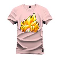 Camiseta Unissex Confortável Estampada Premium Goku Saiajim