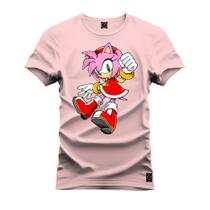 Camiseta Unissex Confortável Estampada Premium Mulher Sonic