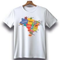 Camiseta Unissex Confortavel Sotaque Brasileiro Moda Urbana Camiseta Unissex Confortavel Sotaque Brasileiro Moda Urbana