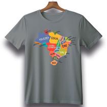 Camiseta Unissex Confortavel Sotaque Brasileiro Moda Urbana Camiseta Unissex Confortavel Sotaque Brasileiro Moda Urbana