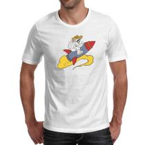 Camiseta Unissex Cowboy astronauta no foquete