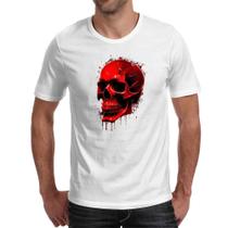 Camiseta Unissex Cranio em sangue