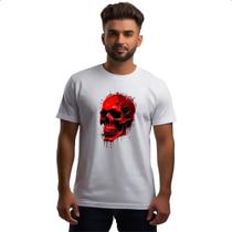 Camiseta Unissex Cranio em sangue