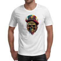 Camiseta Unissex Cranio pirata joias