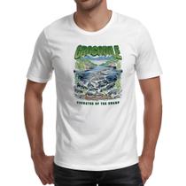 Camiseta Unissex Crocodilo do pantano