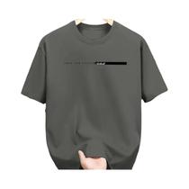 Camiseta Unissex De Algodão Casual De Verão Com Corte Solto, Gola Redonda, Manga Curta, Leve E