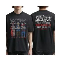 Camiseta Unissex De Algodão Com Estampa De Banda De Rock NOFX, Masculina E Feminina, Casual, De
