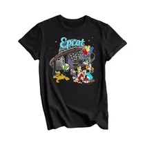 Camiseta Unissex De Algodão De Manga Curta Mickey Mouse & Friends Camiseta Disney Epcot High Street