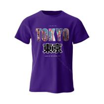 Camiseta Unissex De Algodão Ultra Macio Com Gola Redonda E Manga Curta, Estampa De Tóquio, Moda