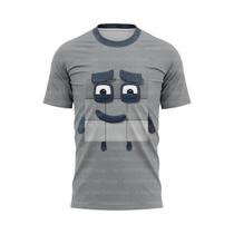 Camiseta Unissex De Verão Oversized Com Estampa 3D De Números Divertidos E Desenhos Animados,