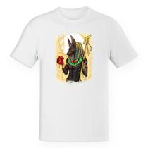 Camiseta Unissex Deus Anubis Ilustração