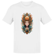 Camiseta Unissex Deusa asteca do tempo