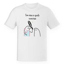 Camiseta Unissex Dia das mães Flork em casa a gente conversa Camiseta Unissex Dia das mães Flork em casa a gente conversa