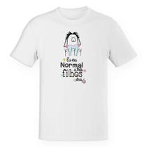 Camiseta Unissex Dias das mãe Flork normal a três filho atras Camiseta Unissex Dias das mãe Flork normal a três filho atras