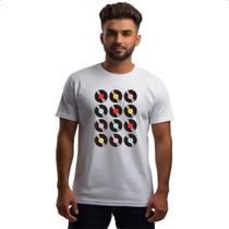 Camiseta Unissex Disco de vinil nostalgia Camiseta Unissex Disco de vinil nostalgia