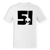 Camiseta Unissex Divertida Area 51 Logo ET - Alearts