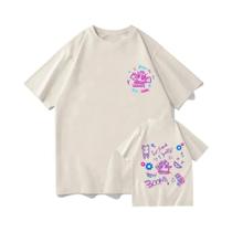 Camiseta Unissex Divertida De Anime Coelho Macaco Algodão Casual De Verão Moda Arcane Jinx Coelho