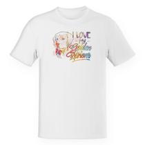 Camiseta Unissex Divertida I love my Golden Retriever