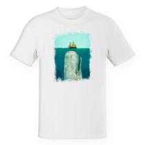 Camiseta Unissex Divertida Lendas do Mar Moby Dick 04
