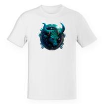 Camiseta Unissex Divertida Signo de touro logo de luxo - Alearts